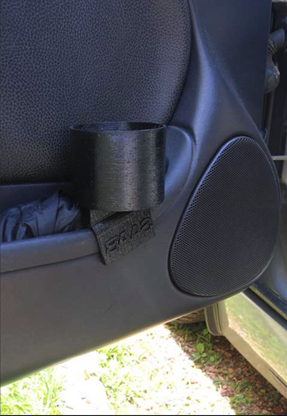 Left door 3d printed Saab Cup Holder